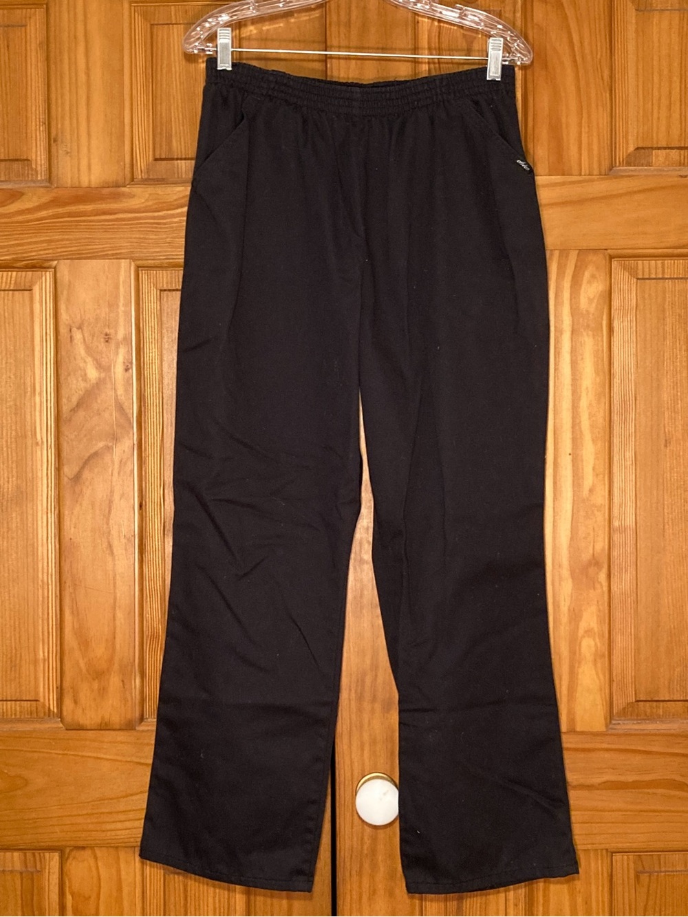 NWOT Chic Vintage 90s Pants Pull On Elastic Waist Black Size 16P